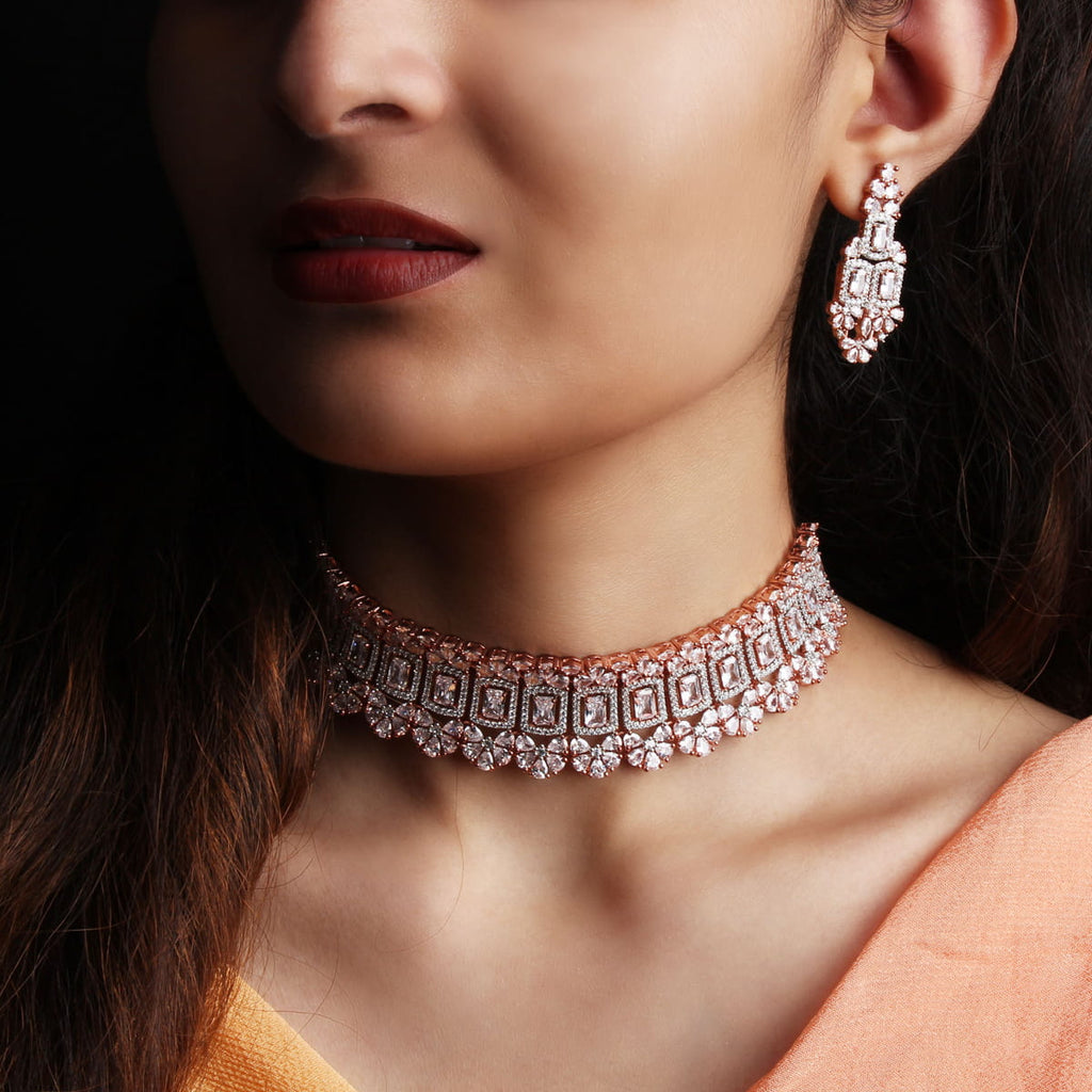 Beautiful Choker Sets Beautiful Sleek Choker Set