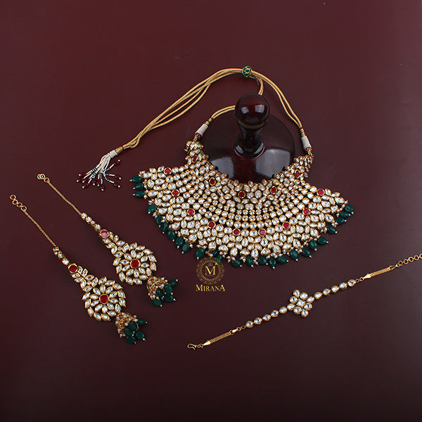 Advika Kundan Bridal Designer Choker Set