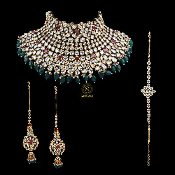 Advika Kundan Bridal Designer Choker Set