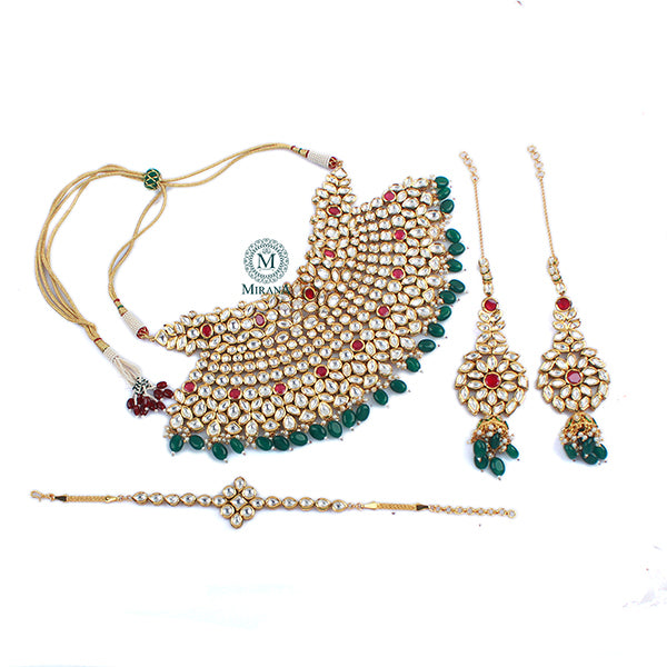 Advika Kundan Bridal Designer Choker Set