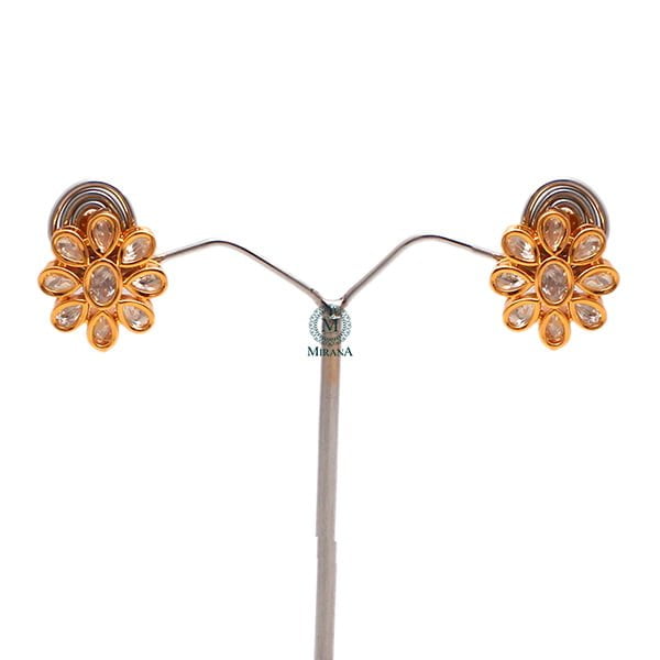 Rini Polki Flower Choker Set