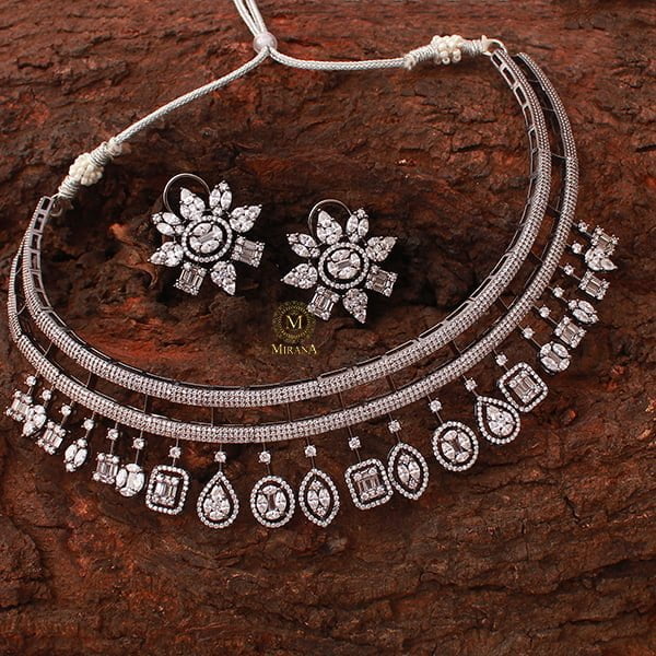 Jessica CZ Designer Choker Set