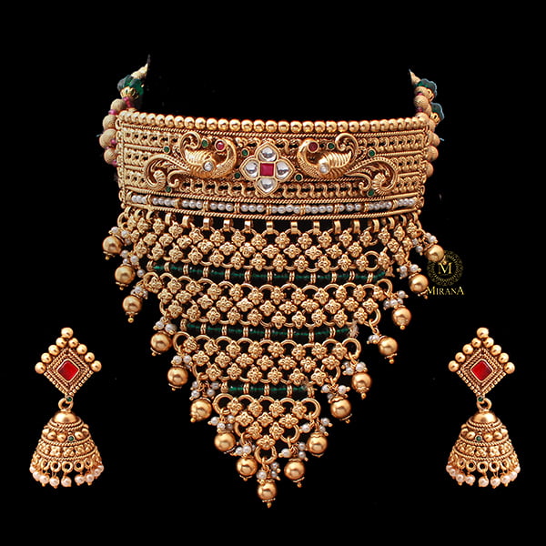 Padma Multi Antique Designer Choker Set