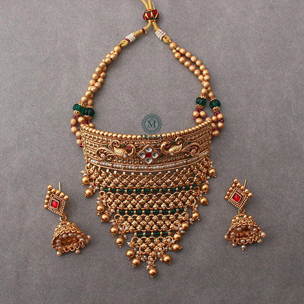 Padma Multi Antique Designer Choker Set