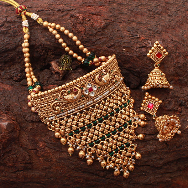 Padma Multi Antique Designer Choker Set