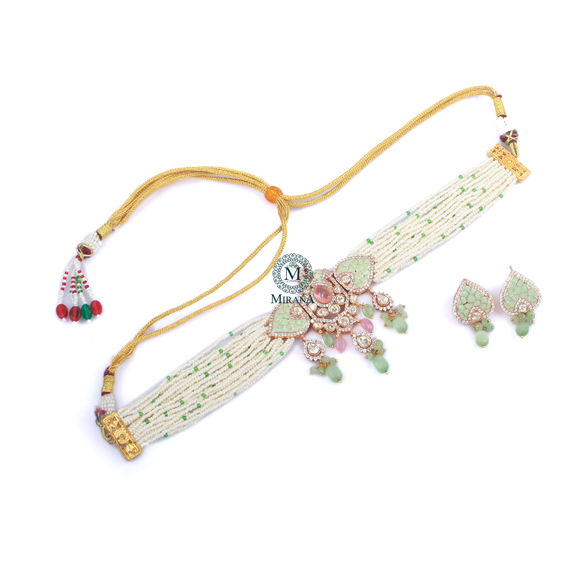 Tisha Moissanite Designer Choker Set