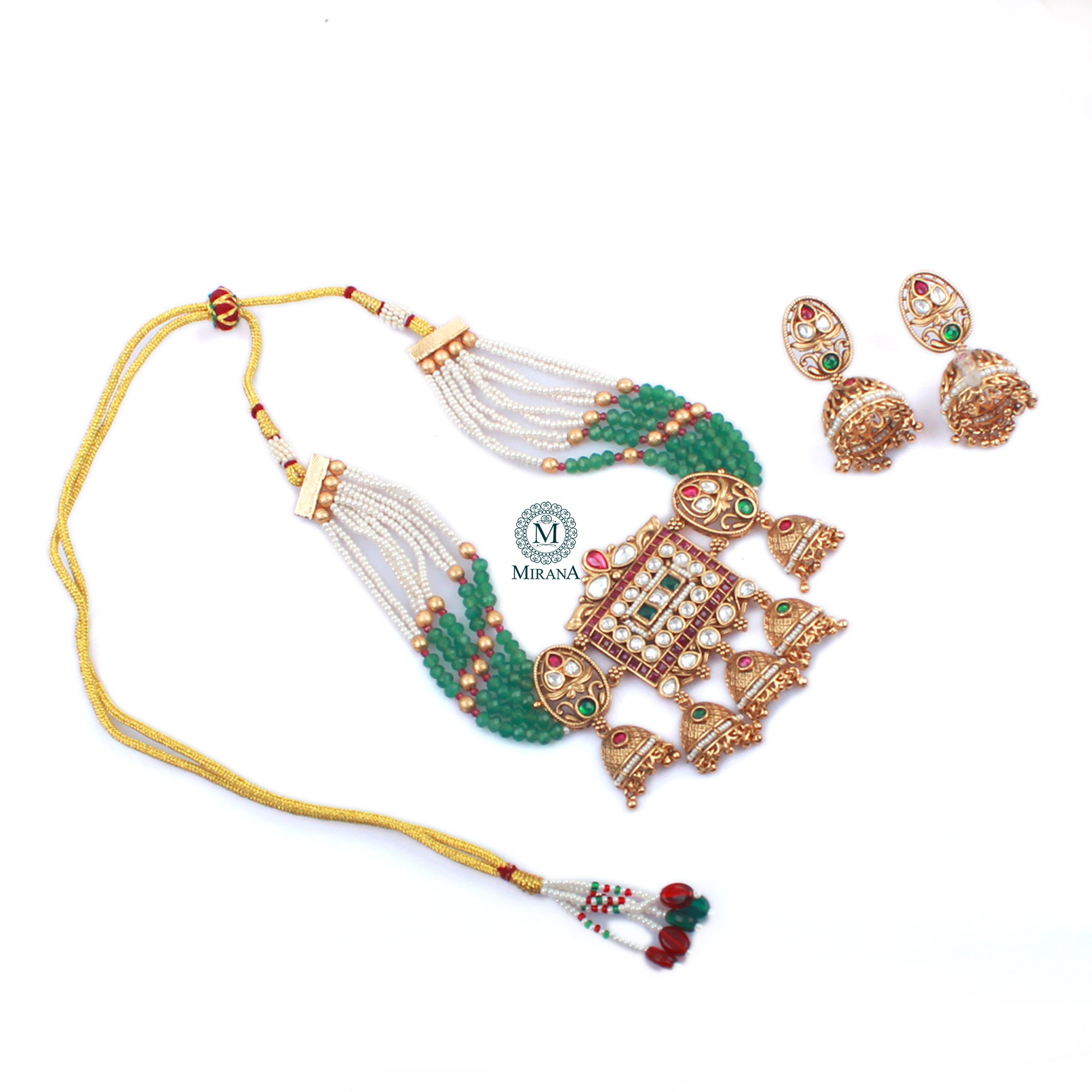 Idhaya Antique Designer Choker Set