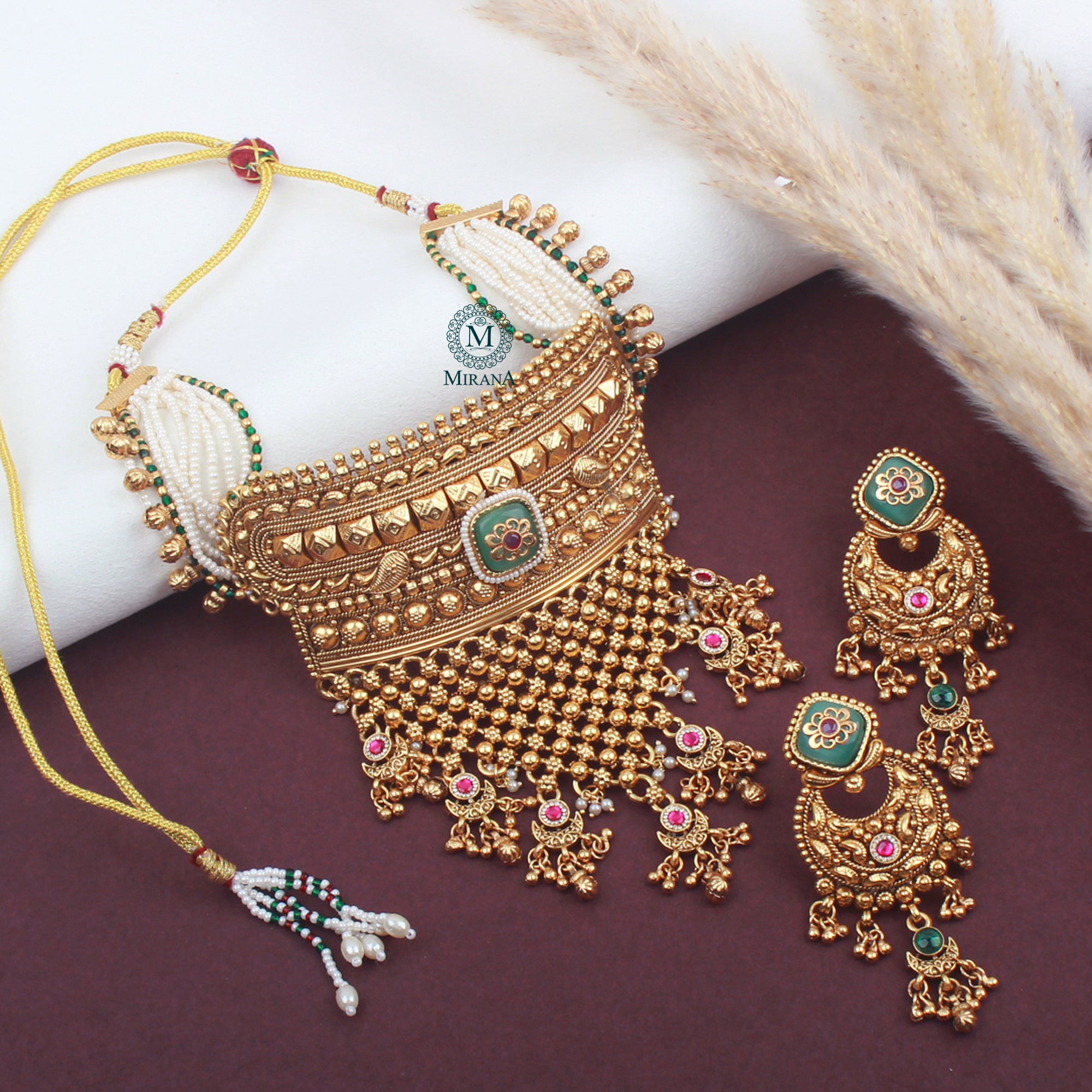 Jugni Antique Designer Choker Set