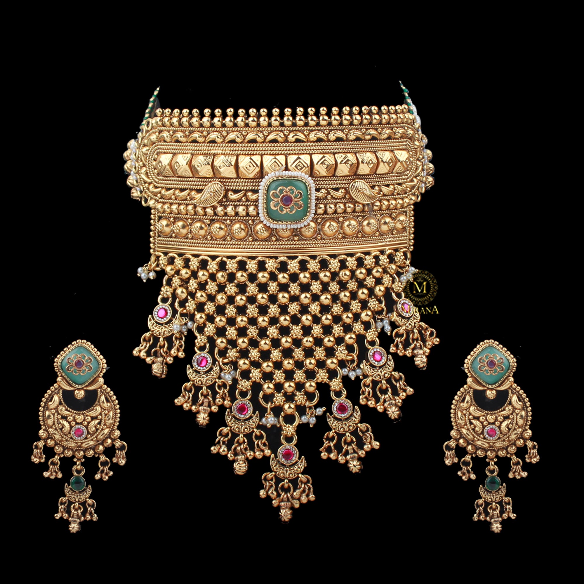 Jugni Antique Designer Choker Set