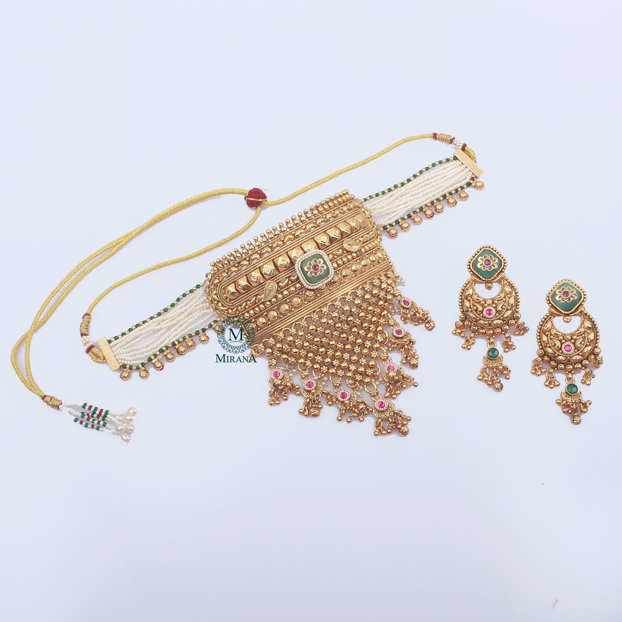 Jugni Antique Designer Choker Set