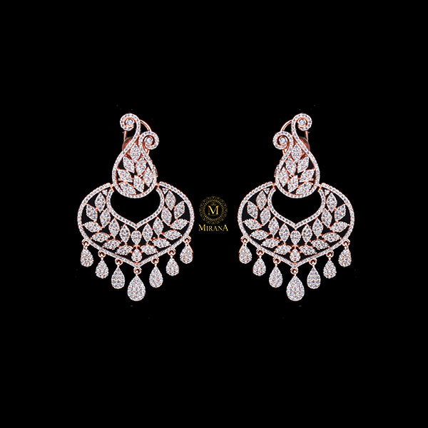 Elena CZ Designer Earrings