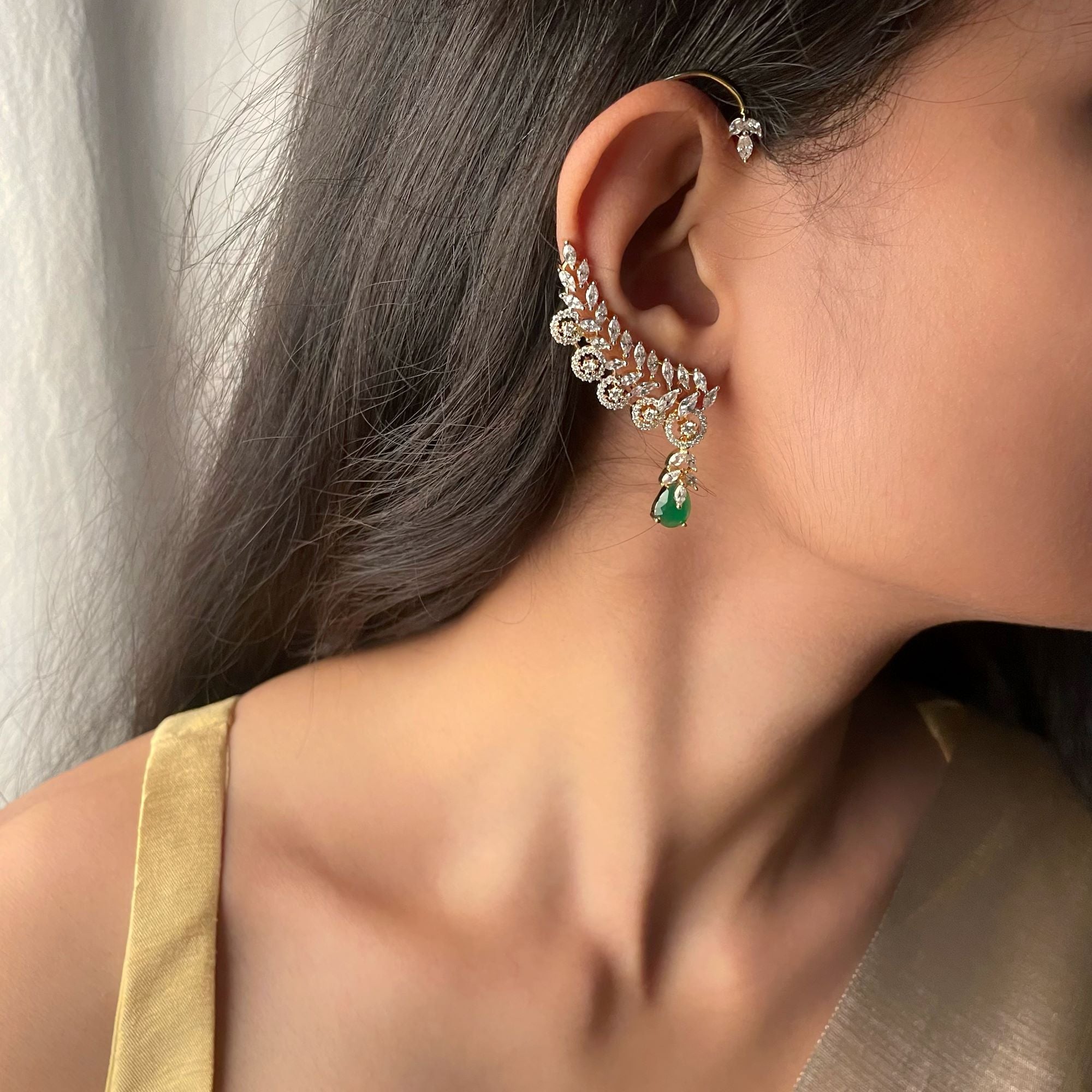Shanaya CZ Designer Earcuffs