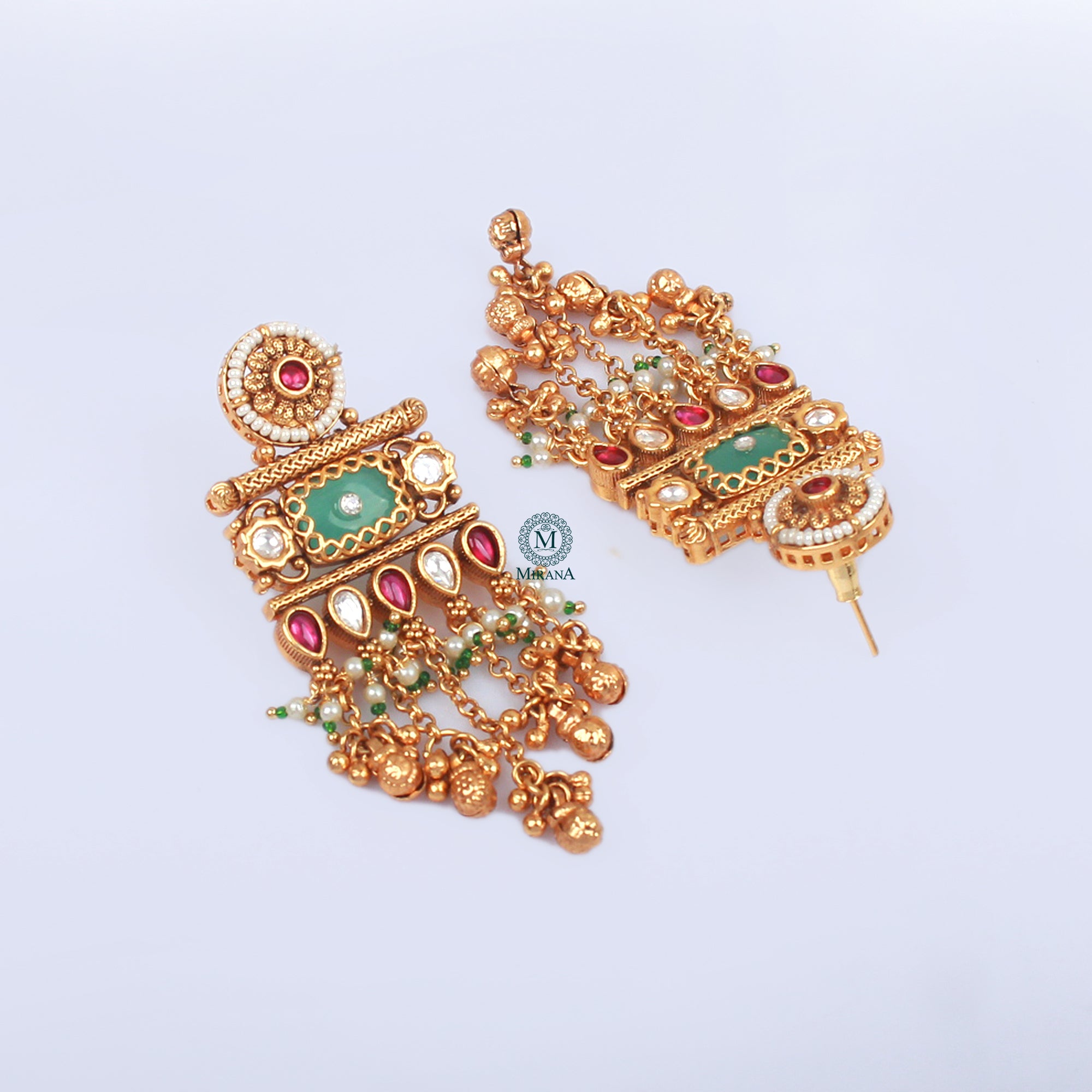 Somita Pearl Antique Designer Earrings