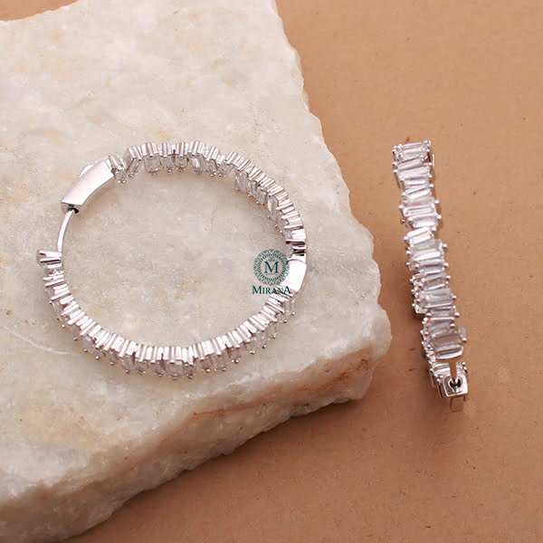 Zuli CZ Designer Hoop Hangings