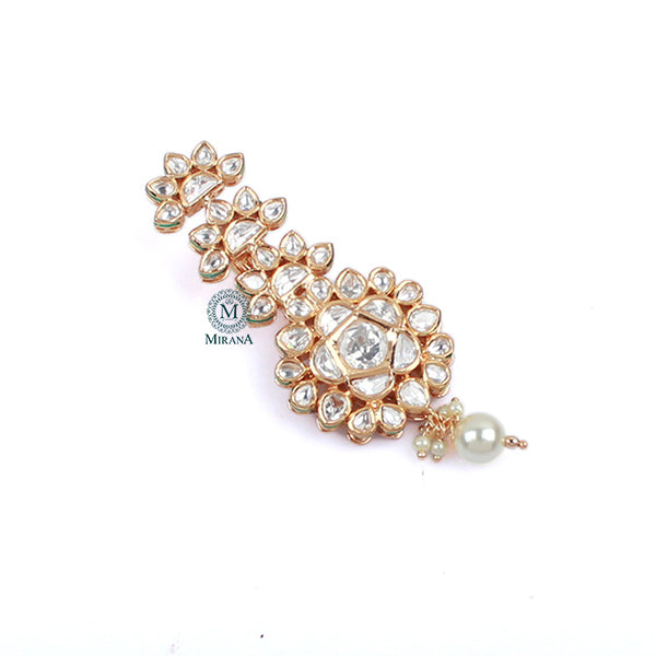 Aariv Pearl Polki Designer Kalangi