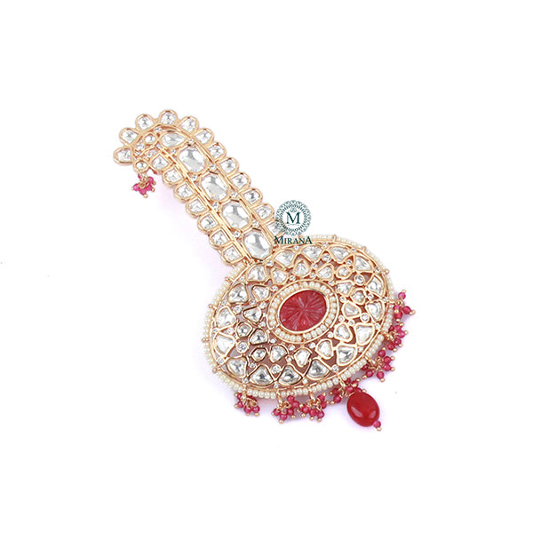 Atharv Ruby Polki Designer Kalangi