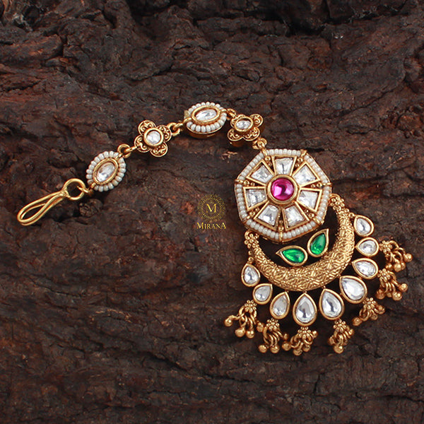 Saanjh Antique Designer Maangtika