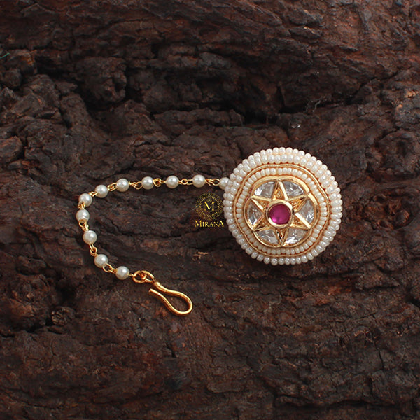 Sheena Ruby Polki Designer Bodla