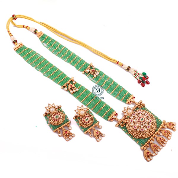 Idhaya Antique Designer Necklace Set