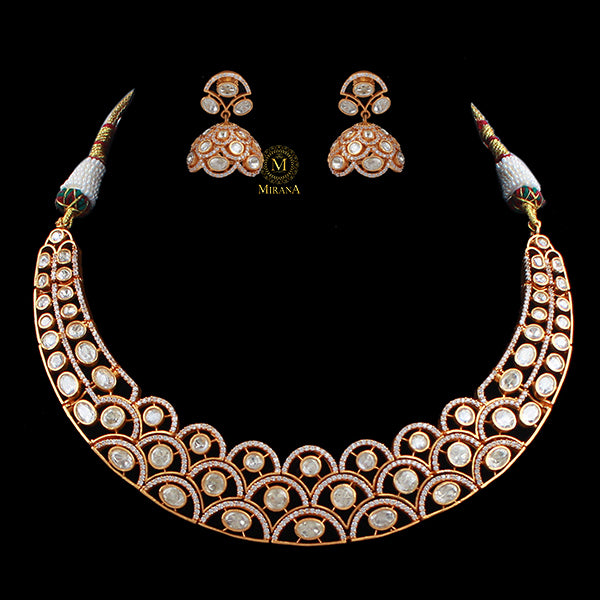Kritya Moissanite Designer Necklace Set