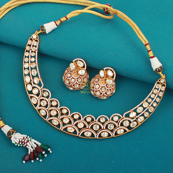 Kritya Moissanite Designer Necklace Set