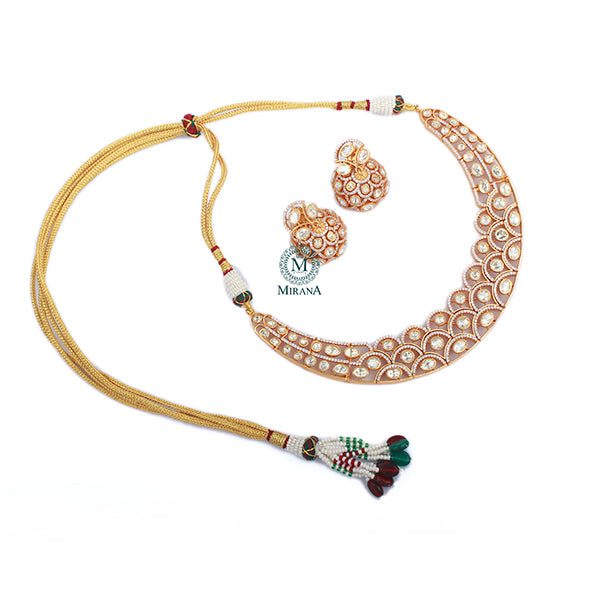 Kritya Moissanite Designer Necklace Set