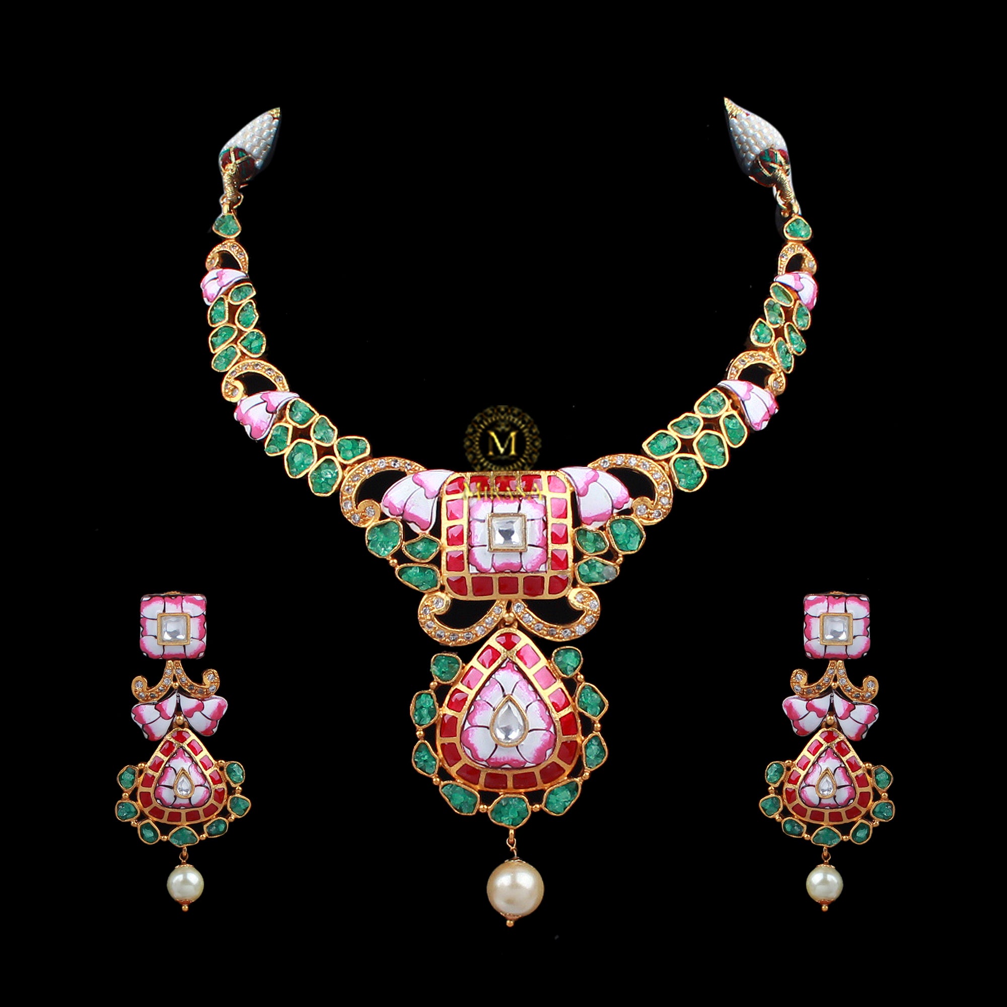 Riyanshi Antique Designer Necklace Set