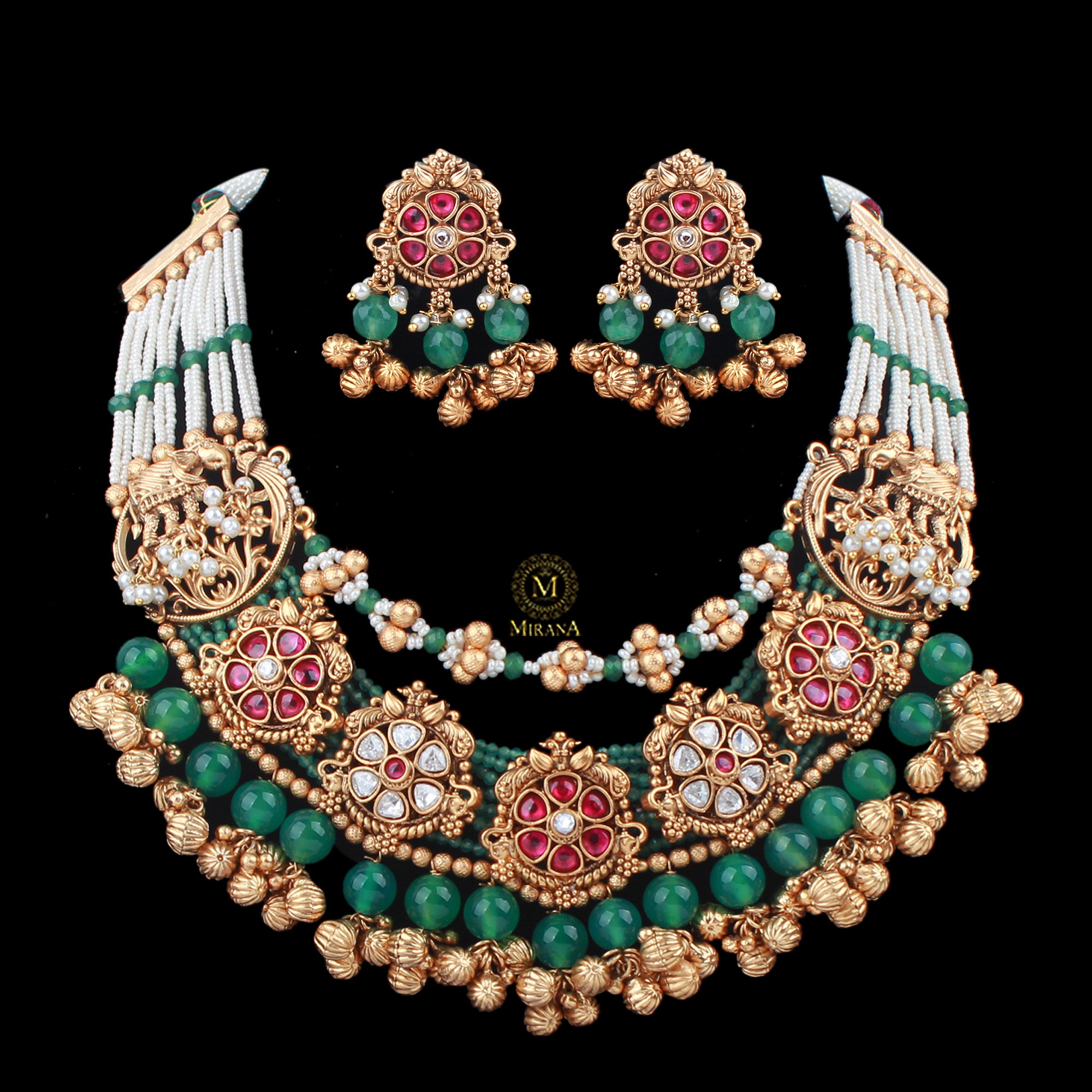 Jiya Antique Designer Necklace Set