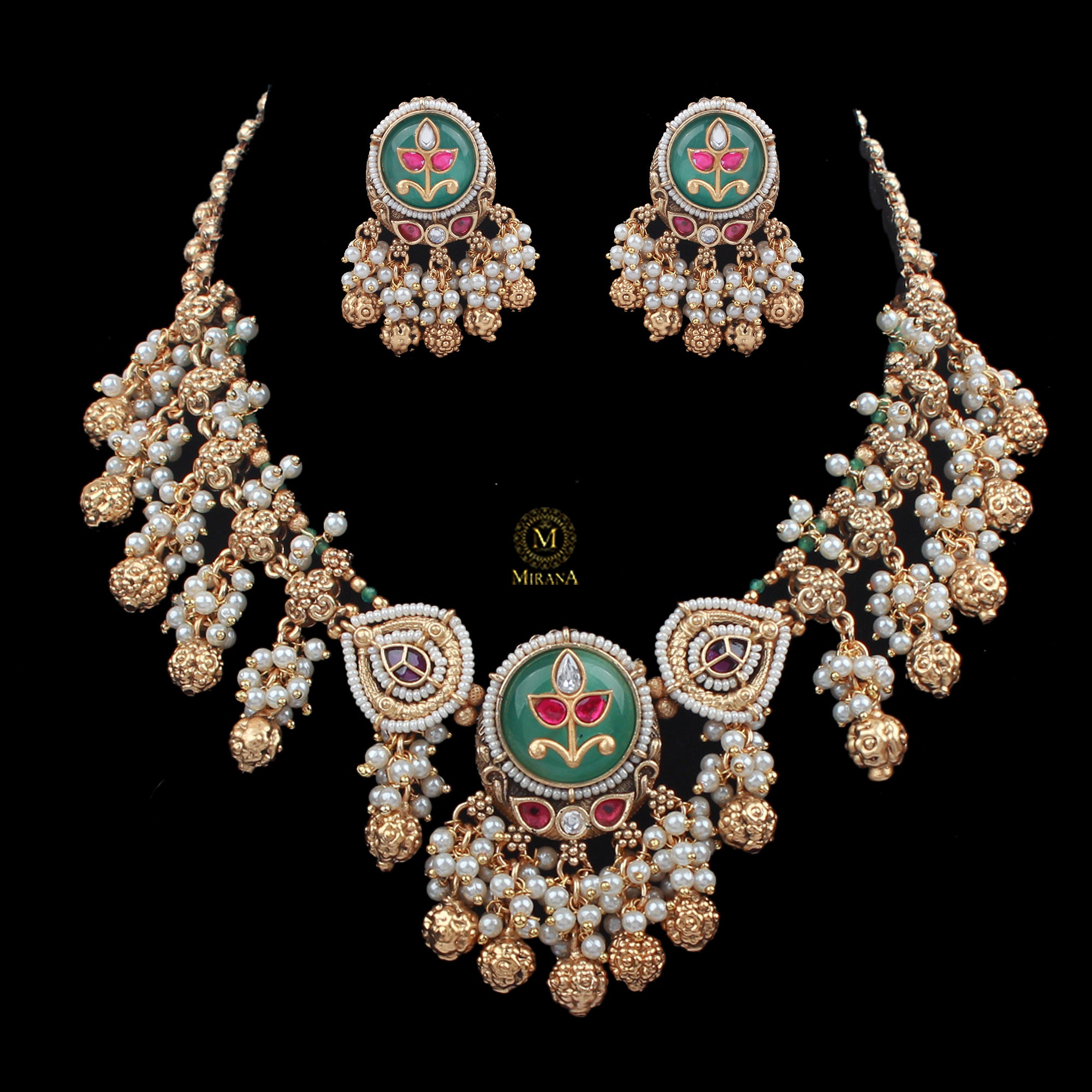 Vidya Antique Designer Necklace Set