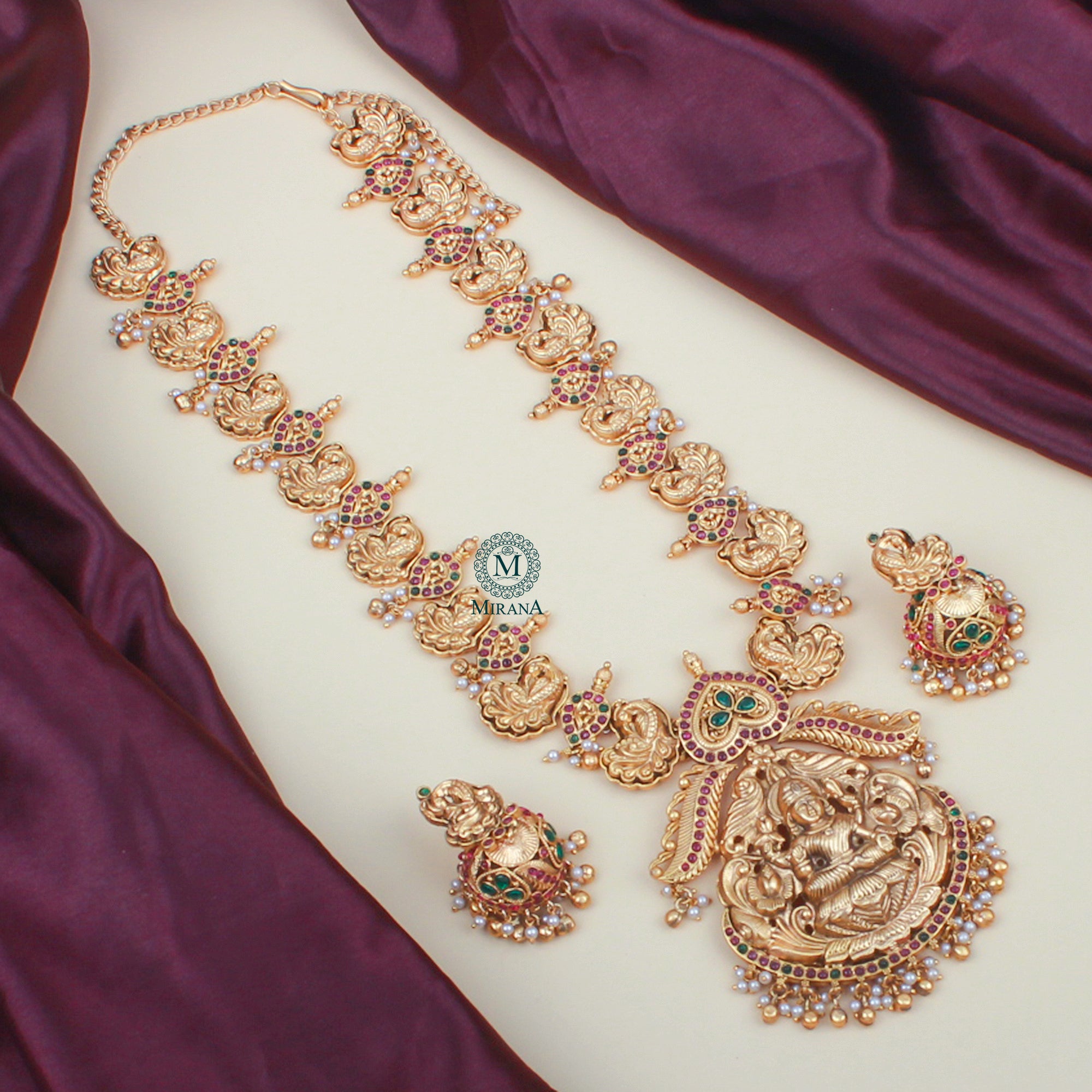 Devi Antique Designer Long Necklace Set