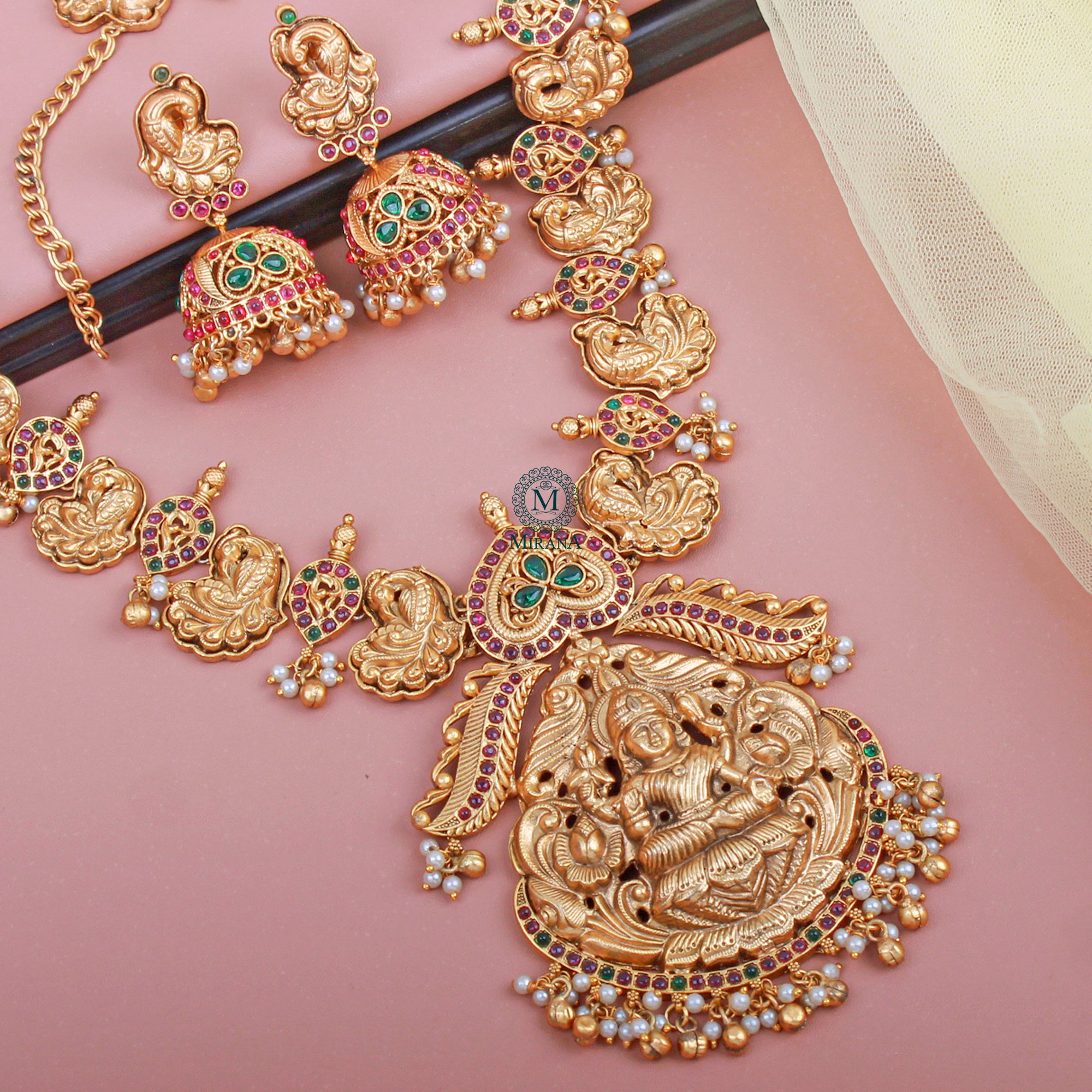 Devi Antique Designer Long Necklace Set