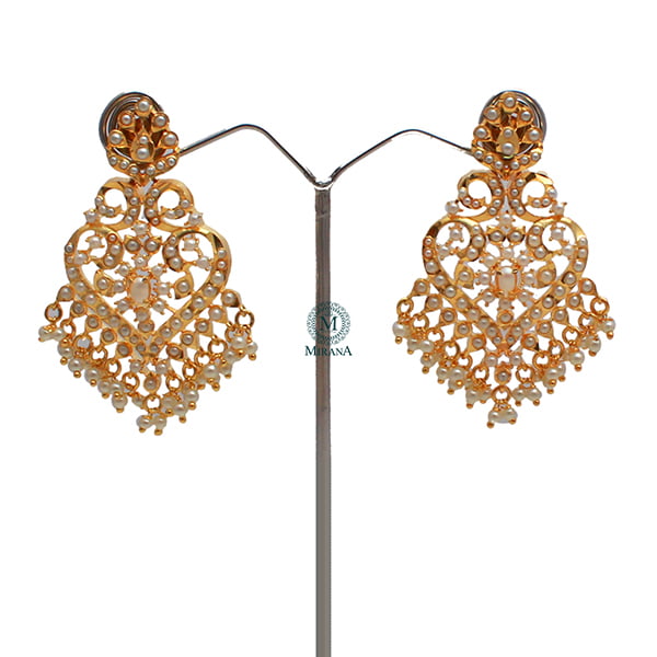 Mayuri Jadau Pearl Long Rani Haar