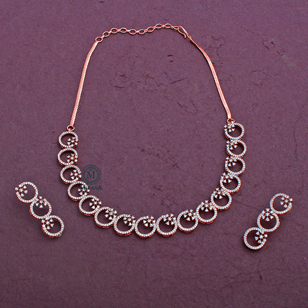 Myla CZ Designer Necklace Set