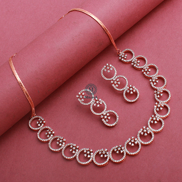Myla CZ Designer Necklace Set