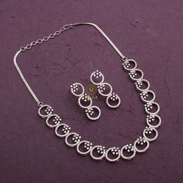 Myla CZ Designer Necklace Set