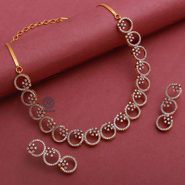 Myla CZ Designer Necklace Set
