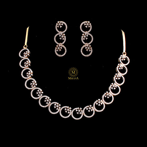 Myla CZ Designer Necklace Set