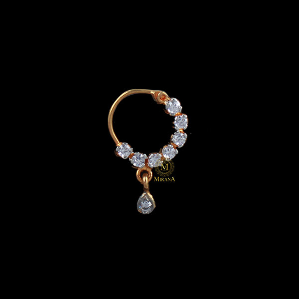 Naomi CZ Designer Nose Ring