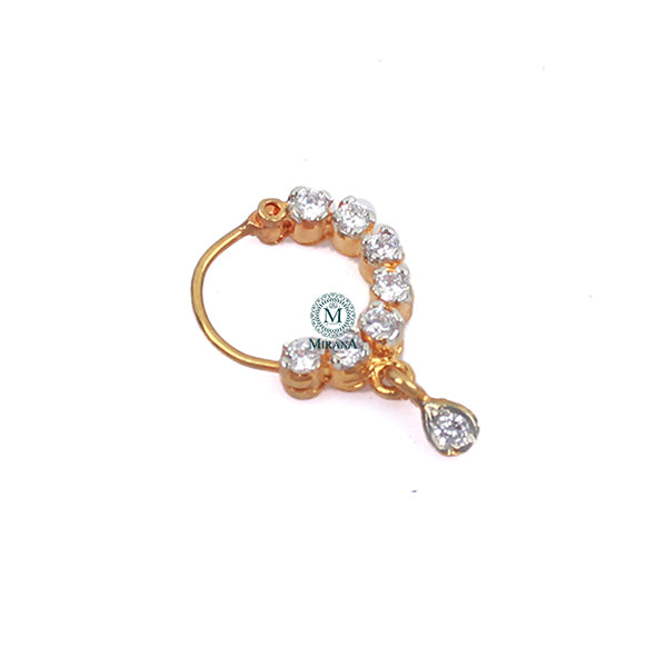 Naomi CZ Designer Nose Ring