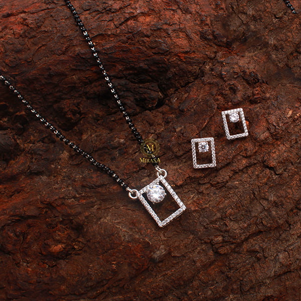 Willa 925 Silver Designer Mangalsutra Set