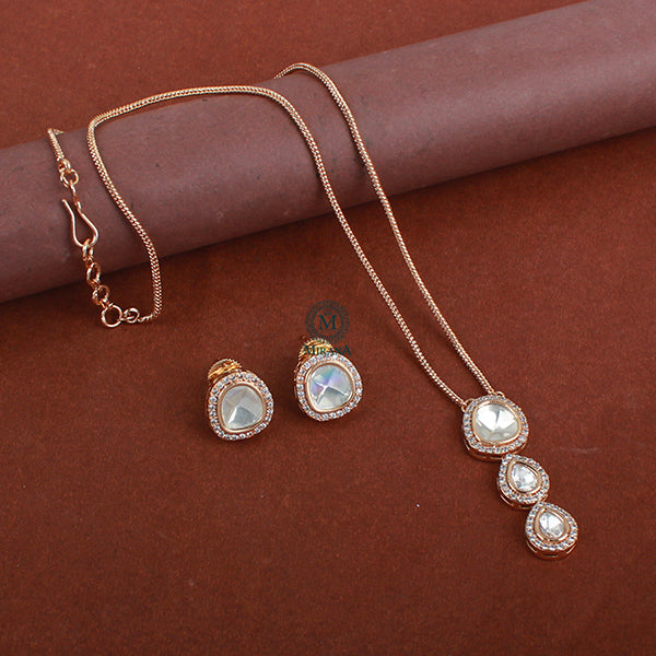 Aashi Polki Designer Pendant Set