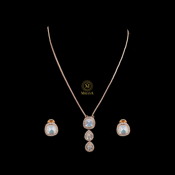 Aashi Polki Designer Pendant Set