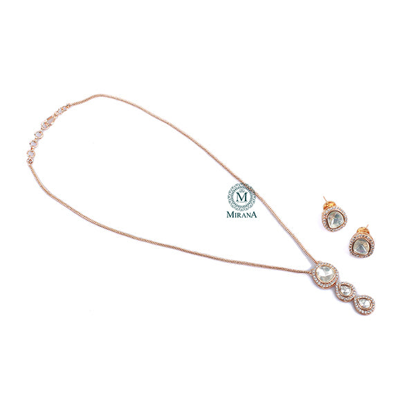 Aashi Polki Designer Pendant Set