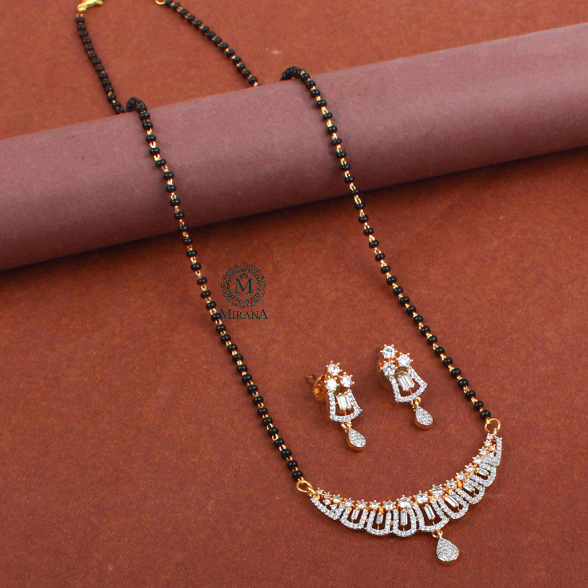 Hazel CZ Designer Mangalsutra Set