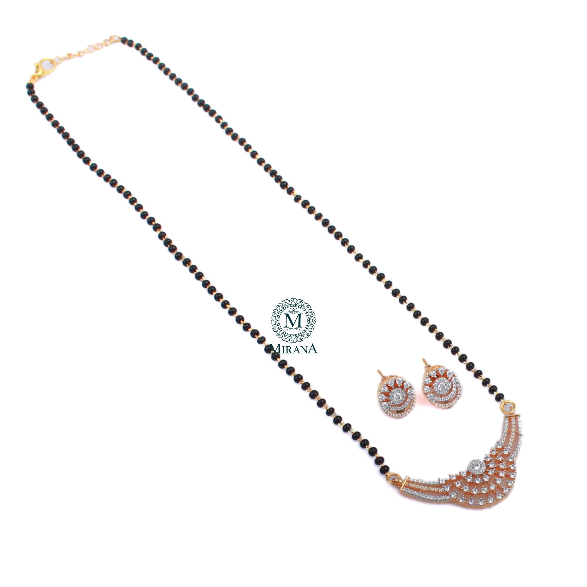 Delia CZ Designer Mangalsutra Set