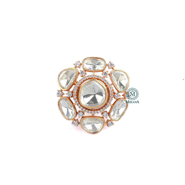 Diva Moissanite Designer Ring