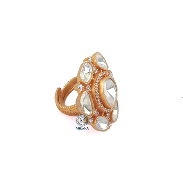Diva Moissanite Designer Ring