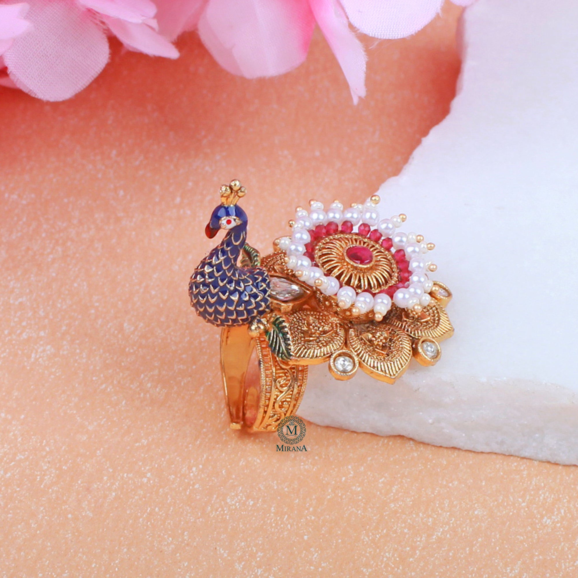 Siya Ruby Antique Designer Ring