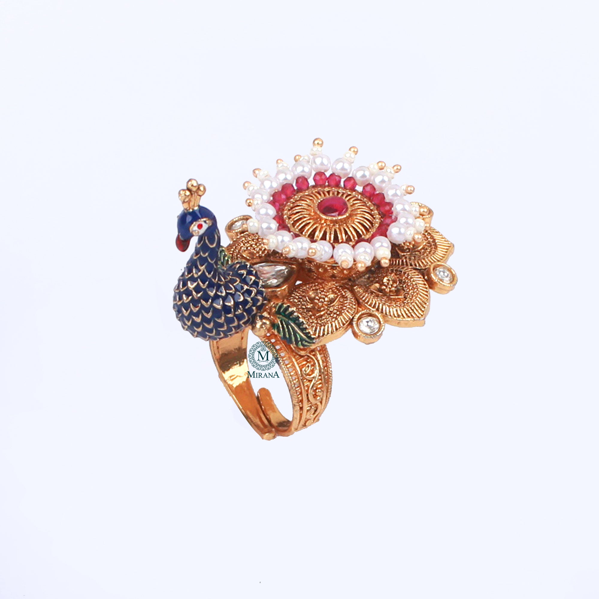 Siya Ruby Antique Designer Ring