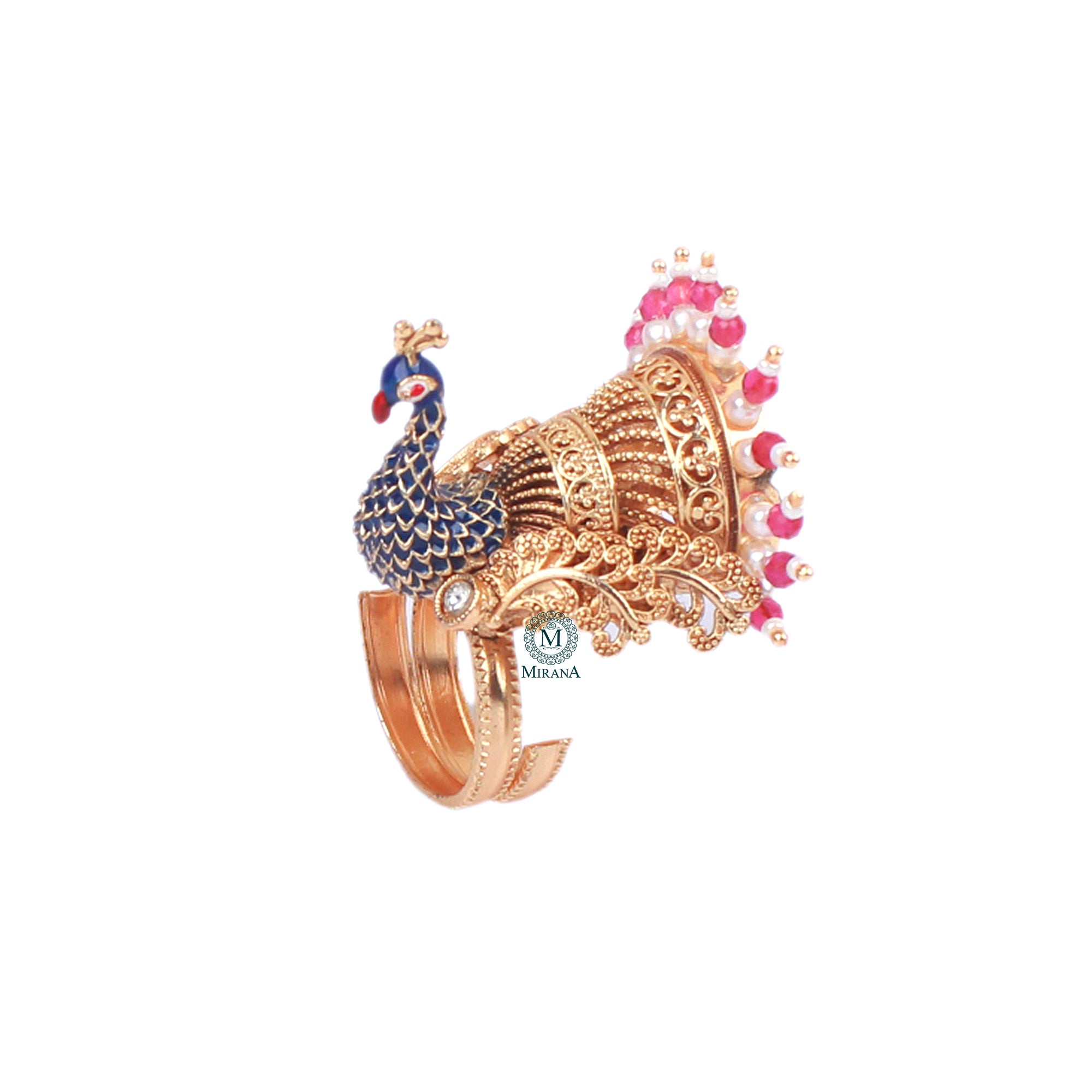 Anika Ruby Antique Designer Ring